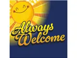 Always Welcome event logo.